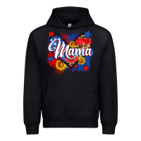 Black American mama heart Urban Hoodie - Neo Western