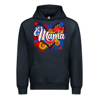 Navy American mama heart Urban Hoodie - Neo Western
