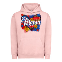 Pigment Salmon American mama heart Urban Hoodie - Neo Western