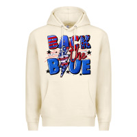 Tofu Back the blue with lightning bolt 4th of july Premium Hoodie - CowGirlArtShop