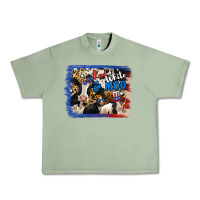 Oil Green Red White Moo Heifers Urban Heavy Tee - RanaPortraitStore