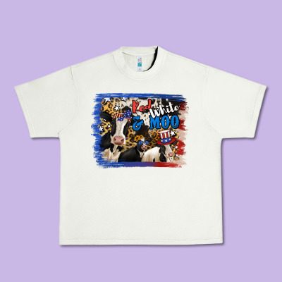 Red White Moo Heifers Urban Heavy Tee Designed By Ranaportraitstore