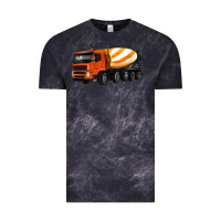 Cloud Black cement truck Vintage Tee - Artiststas