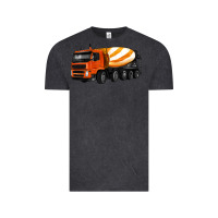 Vintage Black cement truck Vintage Tee - Artiststas