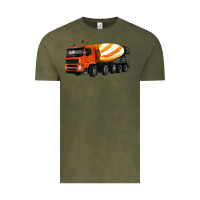 Vintage Olive cement truck Vintage Tee - Artiststas