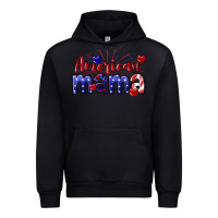 Black American Mama 4th of july Urban Hoodie - CowGirlArtShop