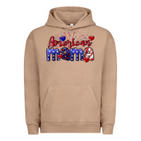 Pigment Burro American Mama 4th of july Urban Hoodie - CowGirlArtShop