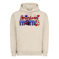 Pigment French Oak American Mama 4th of july Urban Hoodie - CowGirlArtShop