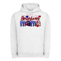 Pigment Lunar Rock American Mama 4th of july Urban Hoodie - CowGirlArtShop