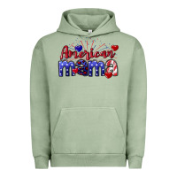 Pigment Oil Green American Mama 4th of july Urban Hoodie - CowGirlArtShop