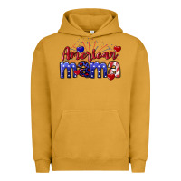 Pigment Peanut Butter American Mama 4th of july Urban Hoodie - CowGirlArtShop