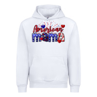 White American Mama 4th of july Urban Hoodie - CowGirlArtShop