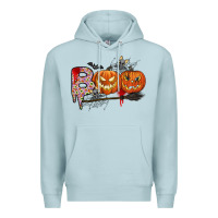 Blue Mist boo Premium Hoodie - CowhideDigitalArt