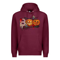 Burgundy boo Premium Hoodie - CowhideDigitalArt
