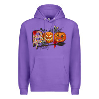 Purple boo Premium Hoodie - CowhideDigitalArt