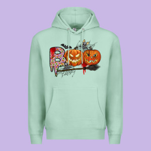 Boo Premium Hoodie Designed By Cowhidedigitalart