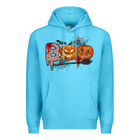 Ocean Blue boo Premium Hoodie - CowhideDigitalArt