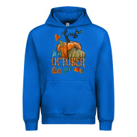 Cobalt is it october yet Urban Hoodie - HRA Design Shop