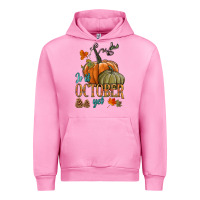 Fuchsia Pink is it october yet Urban Hoodie - HRA Design Shop