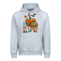 Heather Grey is it october yet Urban Hoodie - HRA Design Shop