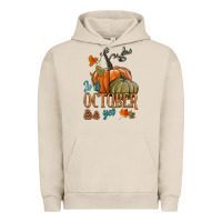 Pigment French Oak is it october yet Urban Hoodie - HRA Design Shop