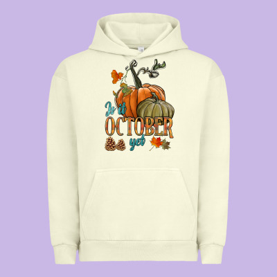 Is It October Yet Urban Hoodie Designed By Hra Design Shop