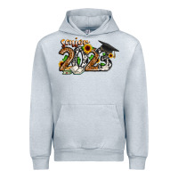 Heather Grey senior 2023 Urban Hoodie - CowhideDigitalArt
