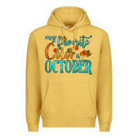 Antique Gold my favorite color is october Premium Hoodie - HRA Design Shop