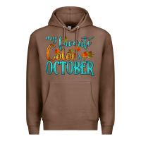 Chestnut my favorite color is october Premium Hoodie - HRA Design Shop