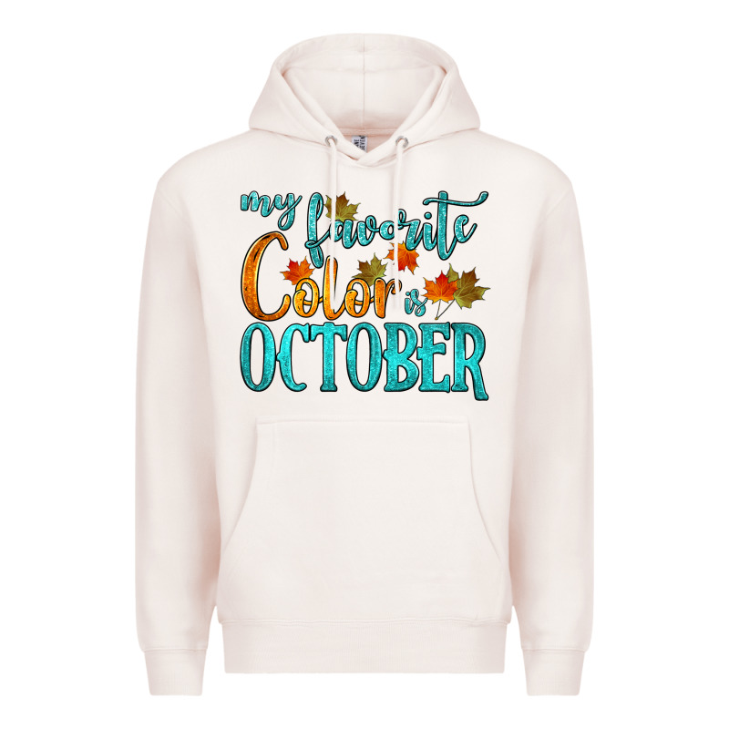 My Favorite Color Is October Premium Hoodie by HRA Design Shop | Teevron