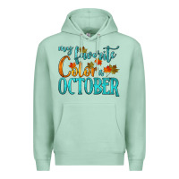Seafoam my favorite color is october Premium Hoodie - HRA Design Shop