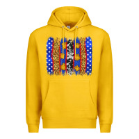 Lemon American police brushstrokes Premium Hoodie - Neo Western