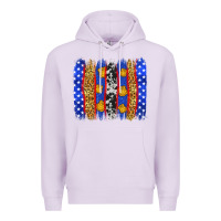 Lilac American police brushstrokes Premium Hoodie - Neo Western
