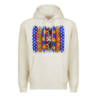 Oatmeal Heather American police brushstrokes Premium Hoodie - Neo Western