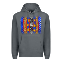 Rock American police brushstrokes Premium Hoodie - Neo Western