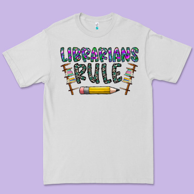Librarians Rule Premium Tee Designed By Cowhidedigitalart