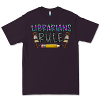 Plum librarians rule Premium Tee - CowhideDigitalArt