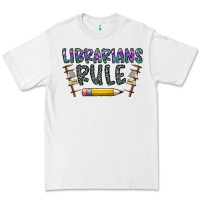 White librarians rule Premium Tee - CowhideDigitalArt