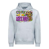 Heather Grey come at me breaux Urban Hoodie - FaDigitalArtStudio