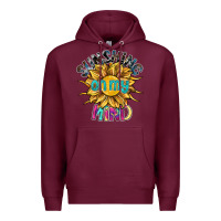 Burgundy sunshine on my mind Premium Hoodie - SublimationCraftShop