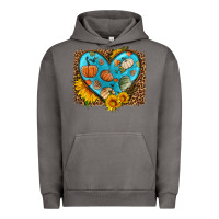 Pigment Tornado fall pattern heart with leopard background Urban Hoodie - HRA Design Shop
