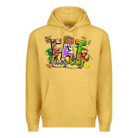 Antique Gold fat tuesday Premium Hoodie - FaDigitalArtStudio
