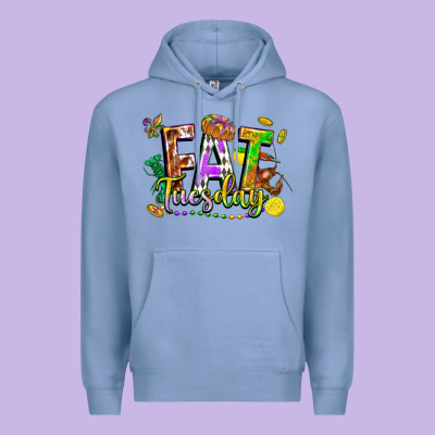 Fat Tuesday Premium Hoodie Designed By Fadigitalartstudio