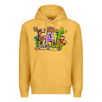 Mustard fat tuesday Premium Hoodie - FaDigitalArtStudio