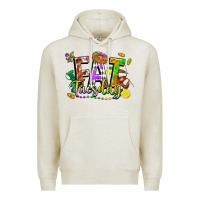 Oatmeal Heather fat tuesday Premium Hoodie - FaDigitalArtStudio