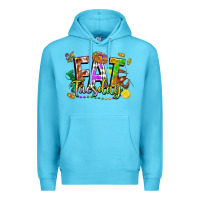 Ocean Blue fat tuesday Premium Hoodie - FaDigitalArtStudio