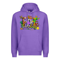 Purple fat tuesday Premium Hoodie - FaDigitalArtStudio