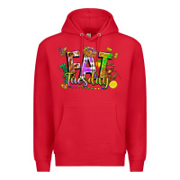 Red fat tuesday Premium Hoodie - FaDigitalArtStudio