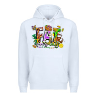 White fat tuesday Premium Hoodie - FaDigitalArtStudio