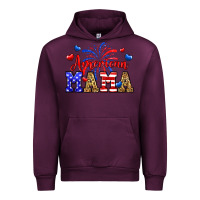Mauve Wine American mama Urban Hoodie - Neo Western